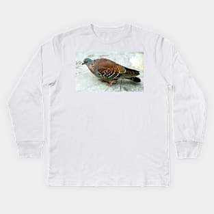 Rock Pigeon, Table Mountain, South Africa Kids Long Sleeve T-Shirt